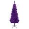 6ft. Pre-Lit Purple Tinsel Artificial Christmas Tree, Clear Lights